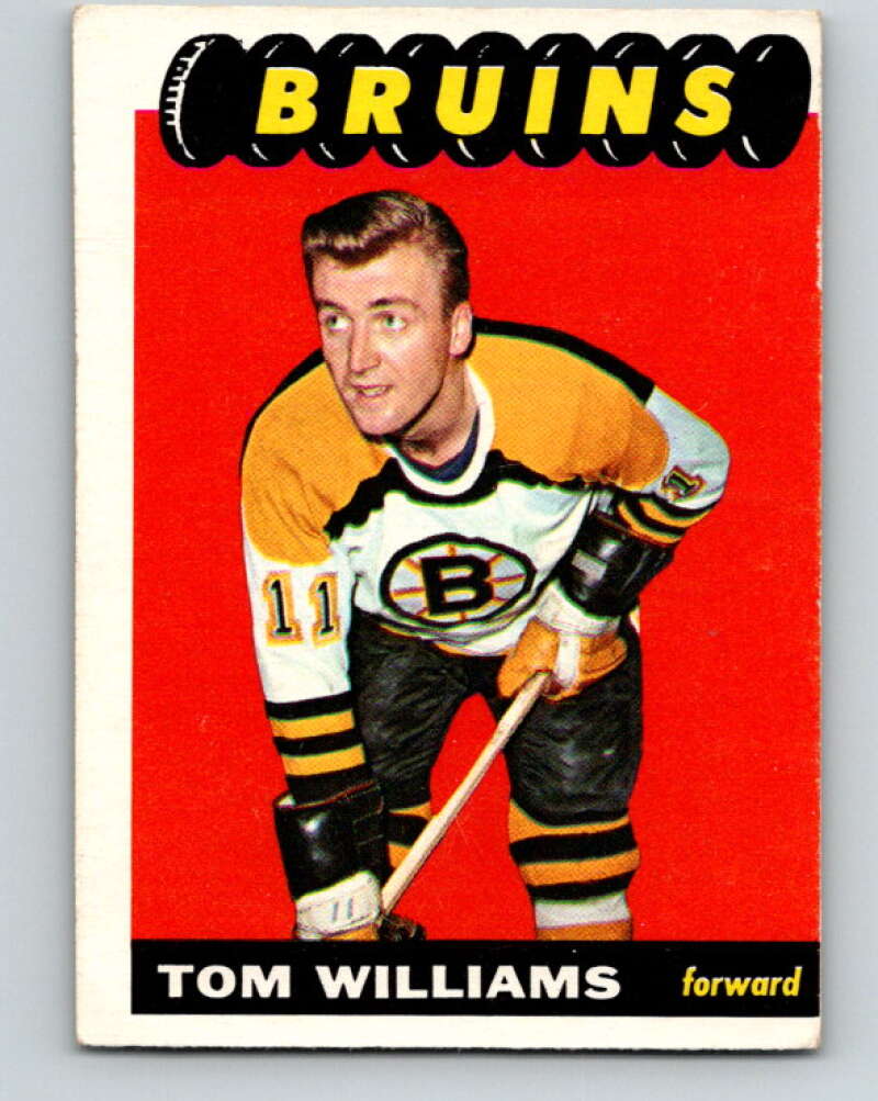 1965-66 Topps #35 Tom Williams Buffalo Sabres V504