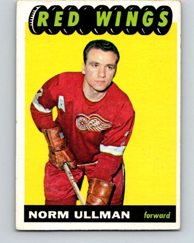 1965-66 Topps #49 Norm Ullman Detroit Red Wings V523