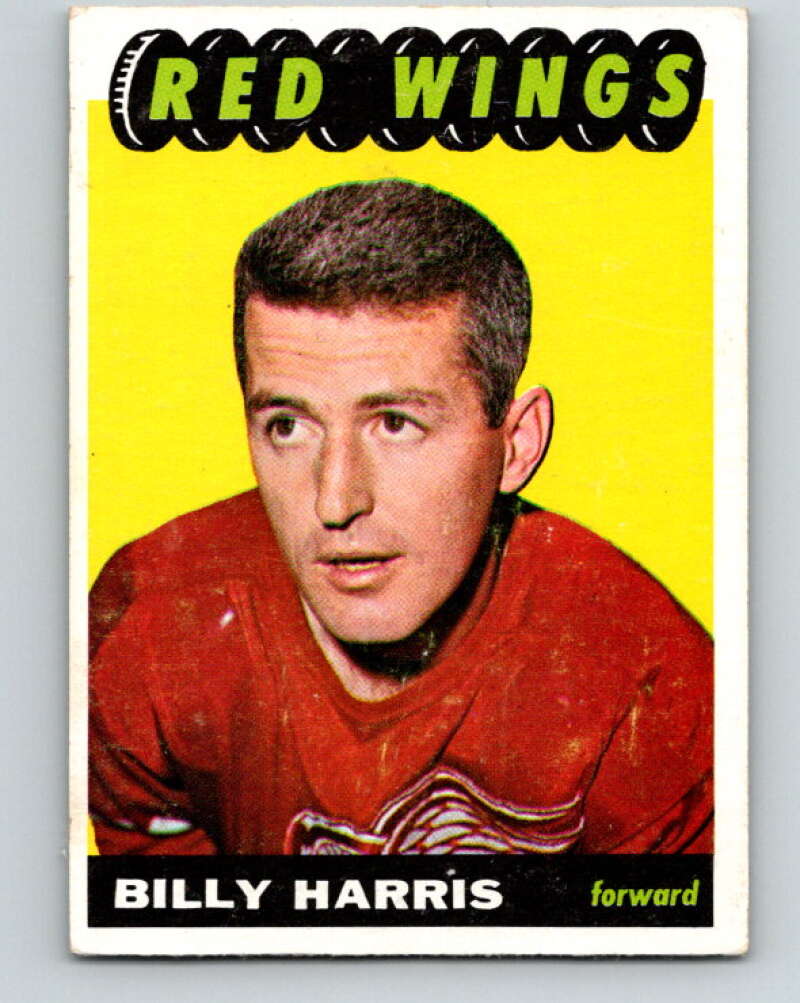 1965-66 Topps #53 Billy Harris Detroit Red Wings V527