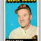 1965-66 Topps #54 Billy Reay CO  Chicago Blackhawks  V528