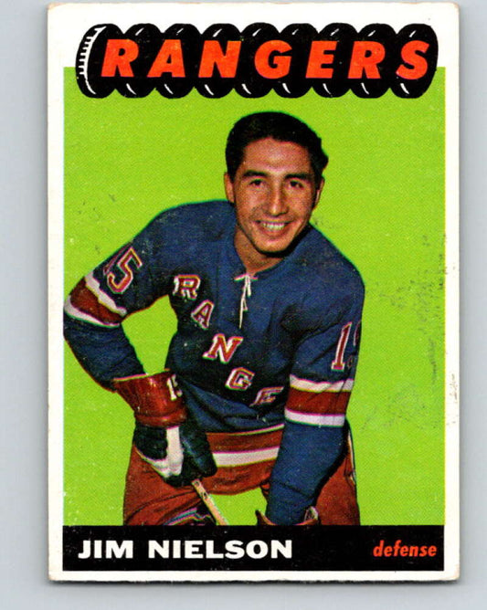 1965-66 Topps #89 Jim Neilson  New York Rangers  V567