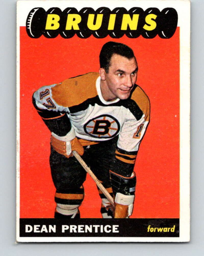 1965-66 Topps #102 Dean Prentice Boston Bruins V584