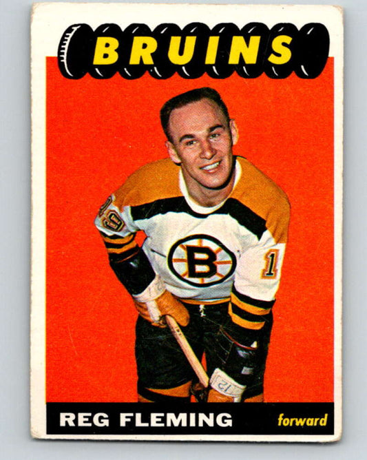 1965-66 Topps #104 Reg Fleming  Boston Bruins  V588