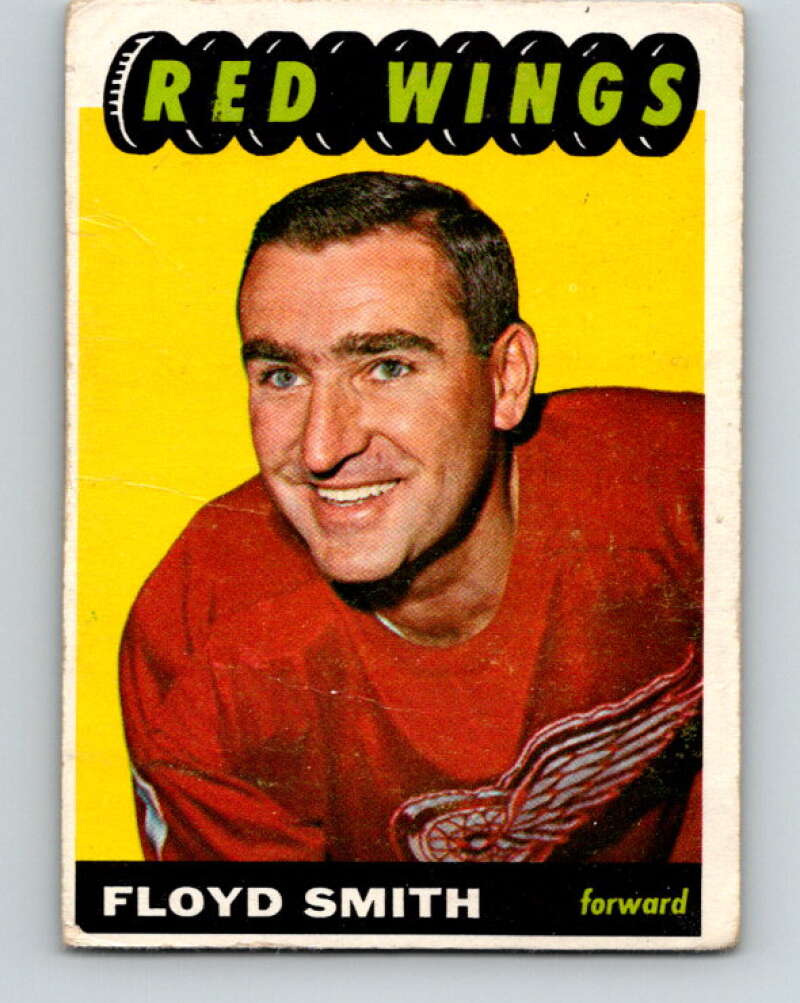 1965-66 Topps #109 Floyd Smith Detroit Red Wings V593