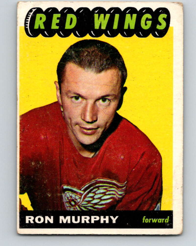 1965-66 Topps #111 Ron Murphy Detroit Red Wings V595