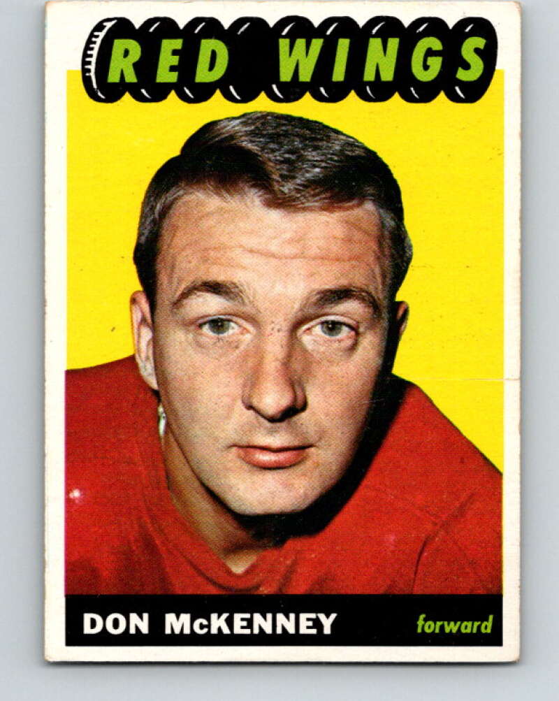 1965-66 Topps #112 Don McKenney Detroit Red Wings V596