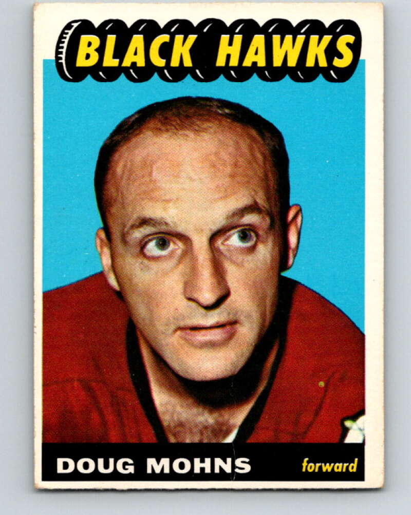 1965-66 Topps #118 Doug Mohns Chicago Blackhawks V602