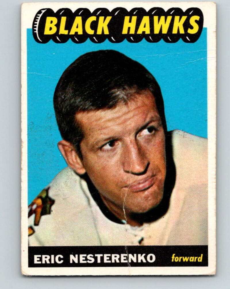 1965-66 Topps #119 Eric Nesterenko Chicago Blackhawks V603
