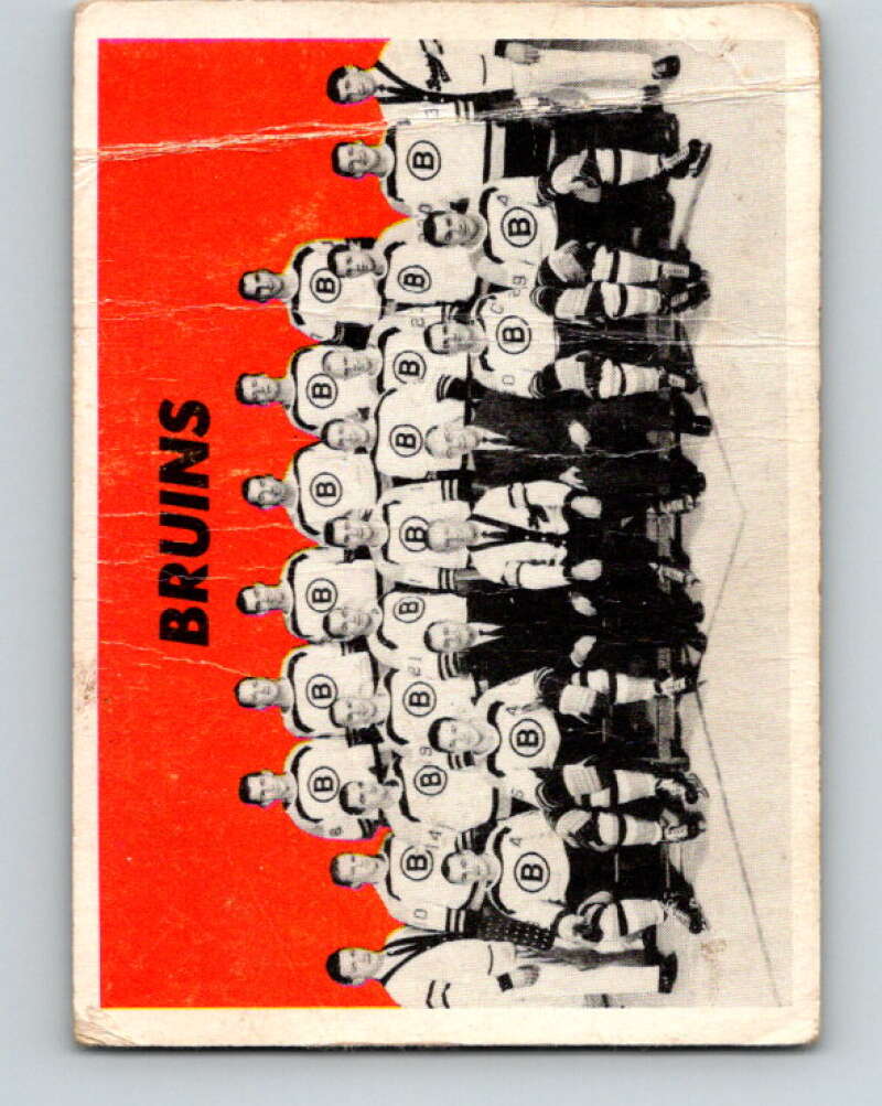 1965-66 Topps #128 Boston Bruins Team Boston Bruins V616