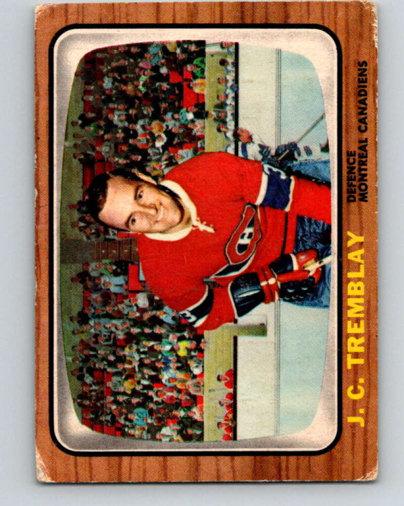1966-67 Topps #5 J.C. Tremblay Montreal Canadiens V622