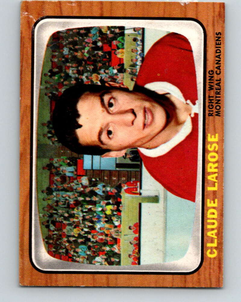 1966-67 Topps #10 Claude Larose Montreal Canadiens V630