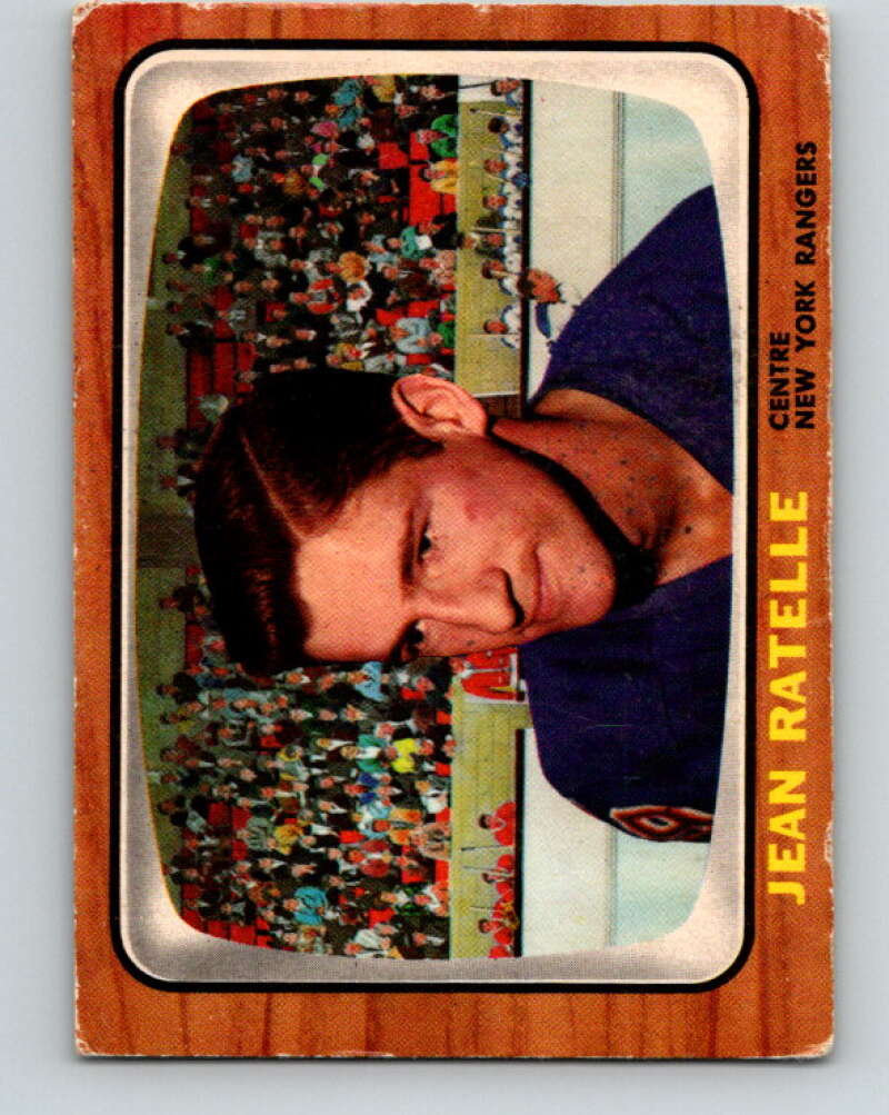 1966-67 Topps #29 Jean Ratelle New York Rangers V650