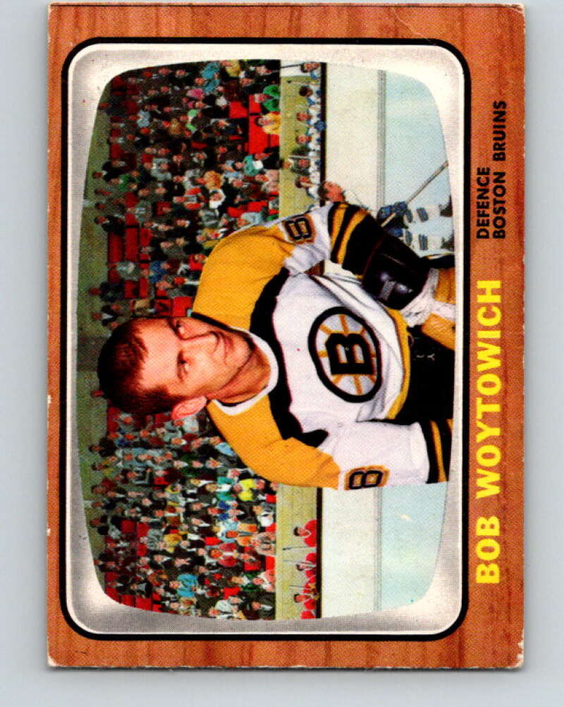 1966-67 Topps #34 Bob Woytowich Boston Bruins V655