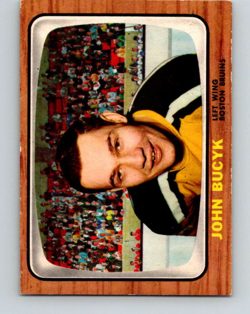 1966-67 Topps #39 Johnny Bucyk Boston Bruins V660