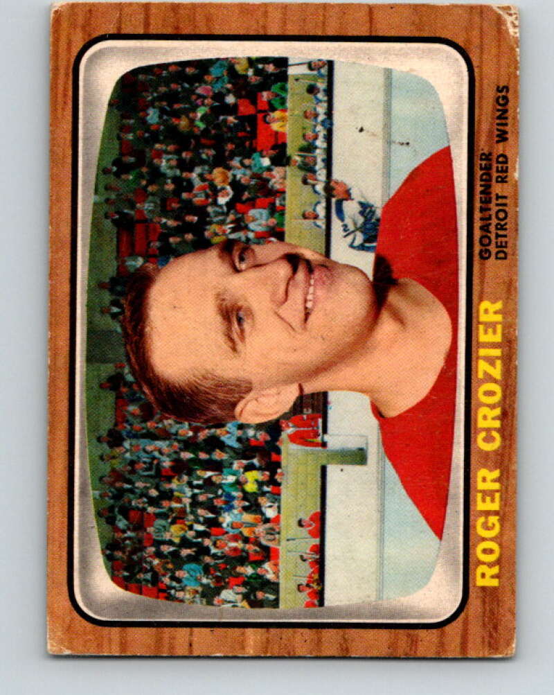 1966-67 Topps #43 Roger Crozier Detroit Red Wings V664