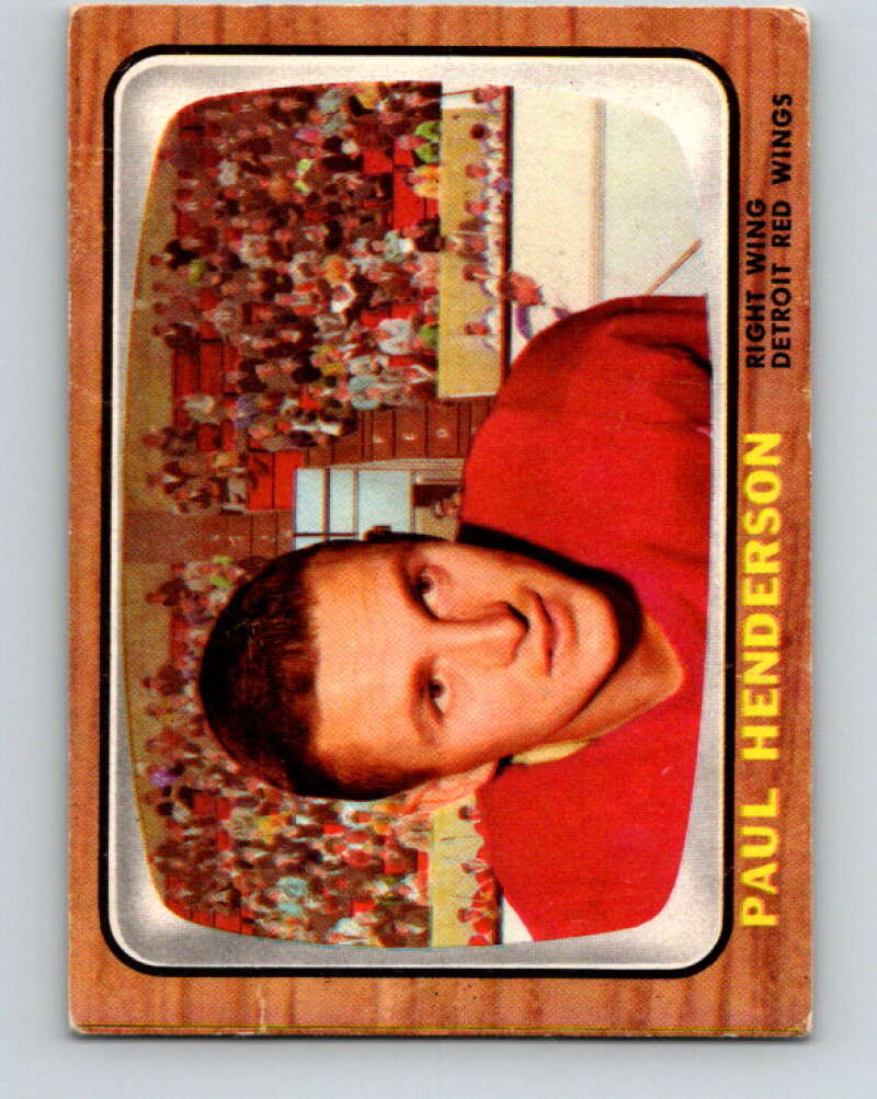 1966-67 Topps #46 Paul Henderson Detroit Red Wings V667