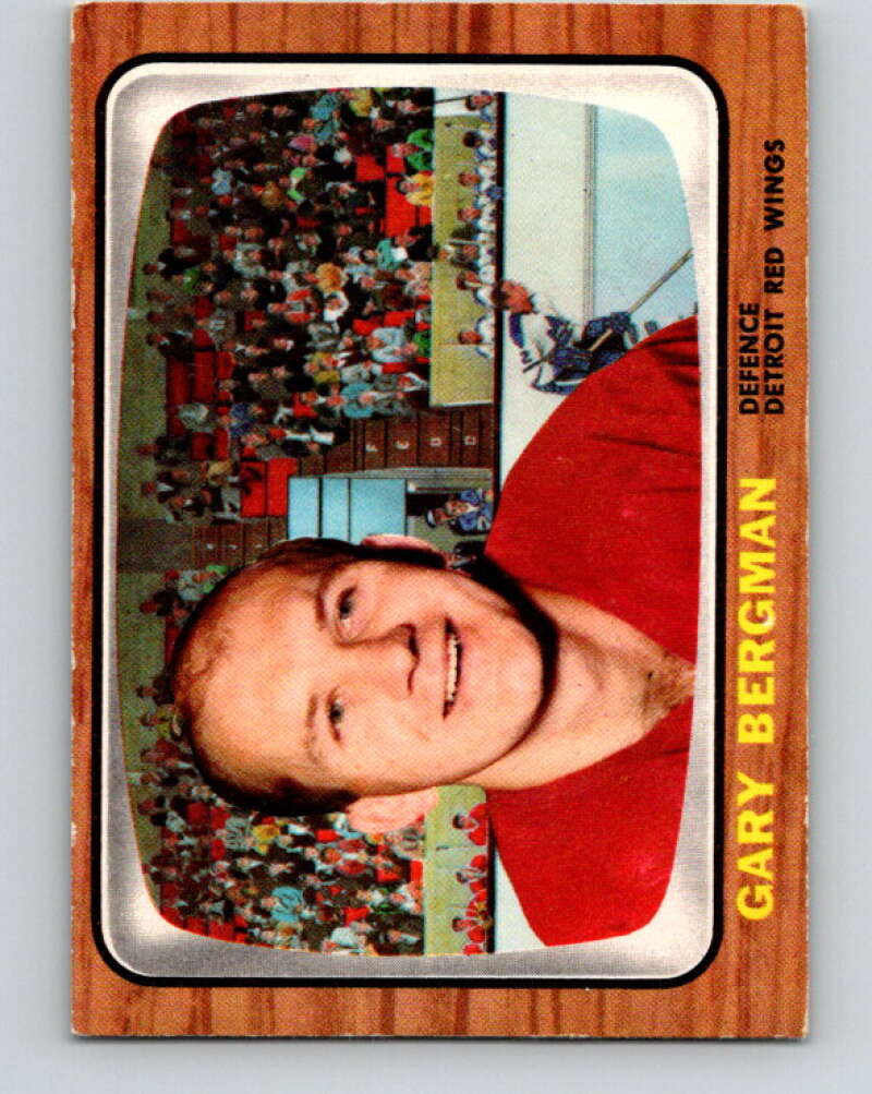 1966-67 Topps #47 Gary Bergman Detroit Red Wings V668