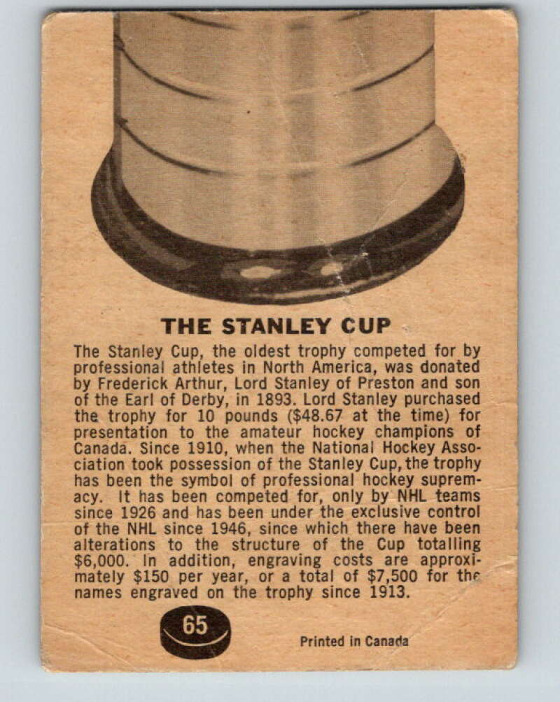 1966-67 Topps #65 Charlie Hodge/Gump Worsley Montreal Canadiens V687