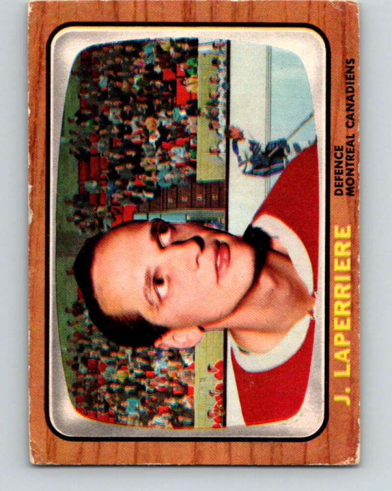 1966-67 Topps #67 Jacques Laperriere Montreal Canadiens V689