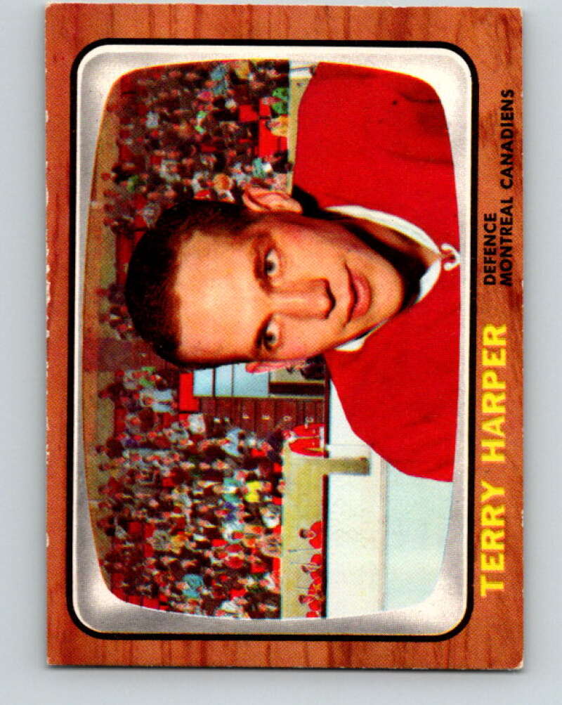1966-67 Topps #68 Terry Harper Montreal Canadiens V690