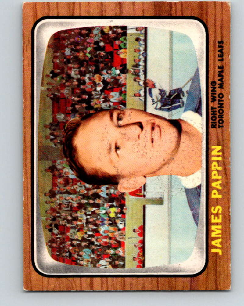 1966-67 Topps #76 Jim Pappin Toronto Maple Leafs V696