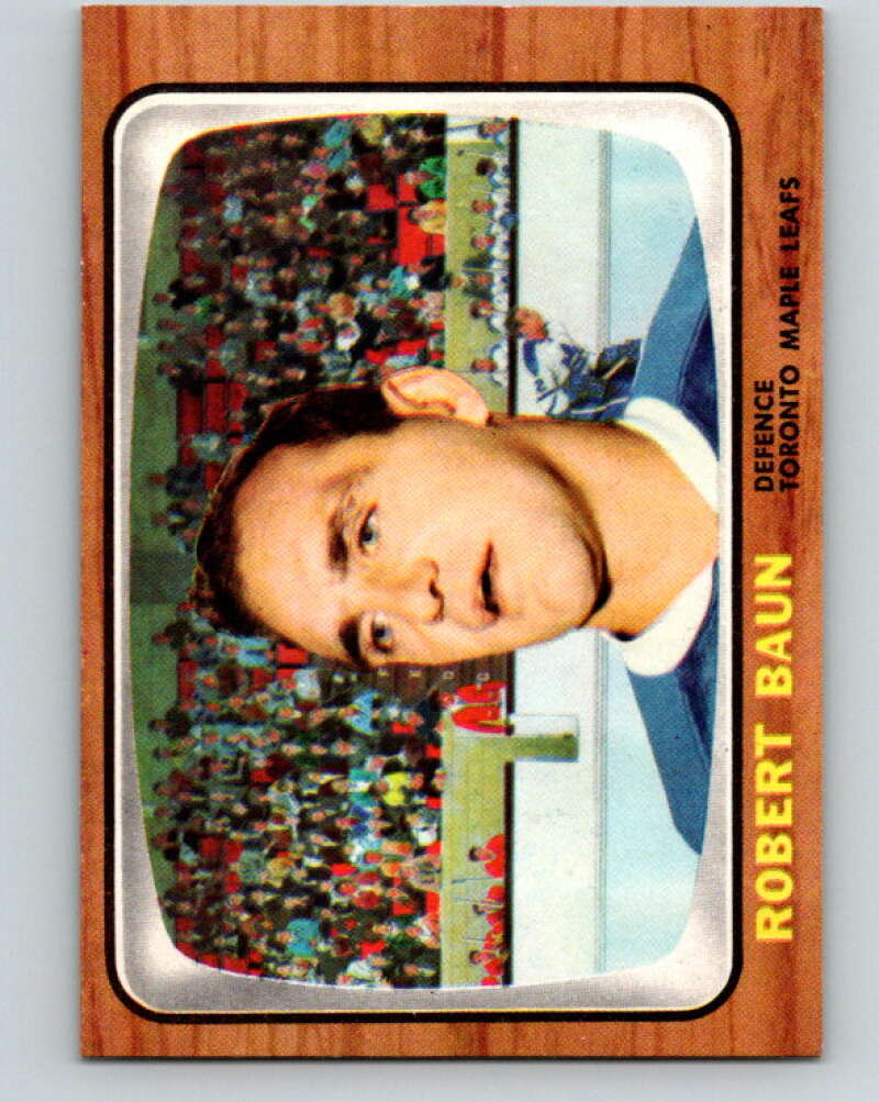 1966-67 Topps #83 Bob Baun Toronto Maple Leafs V702