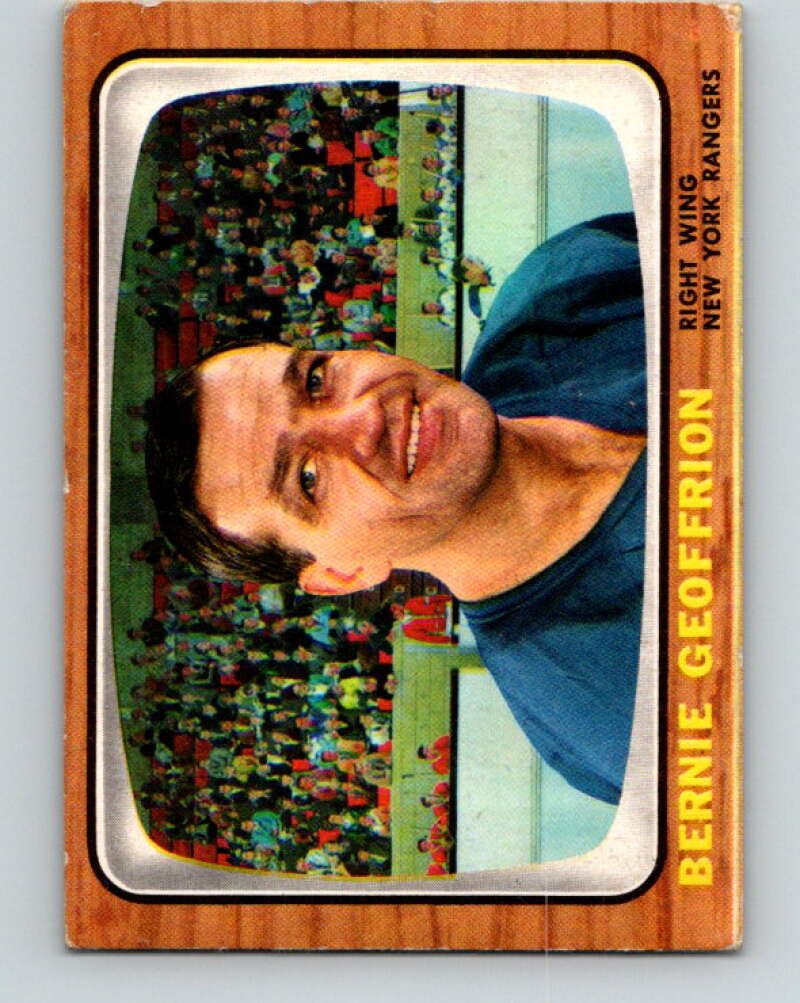 1966-67 Topps #85 Bernie Geoffrion New York Rangers V704