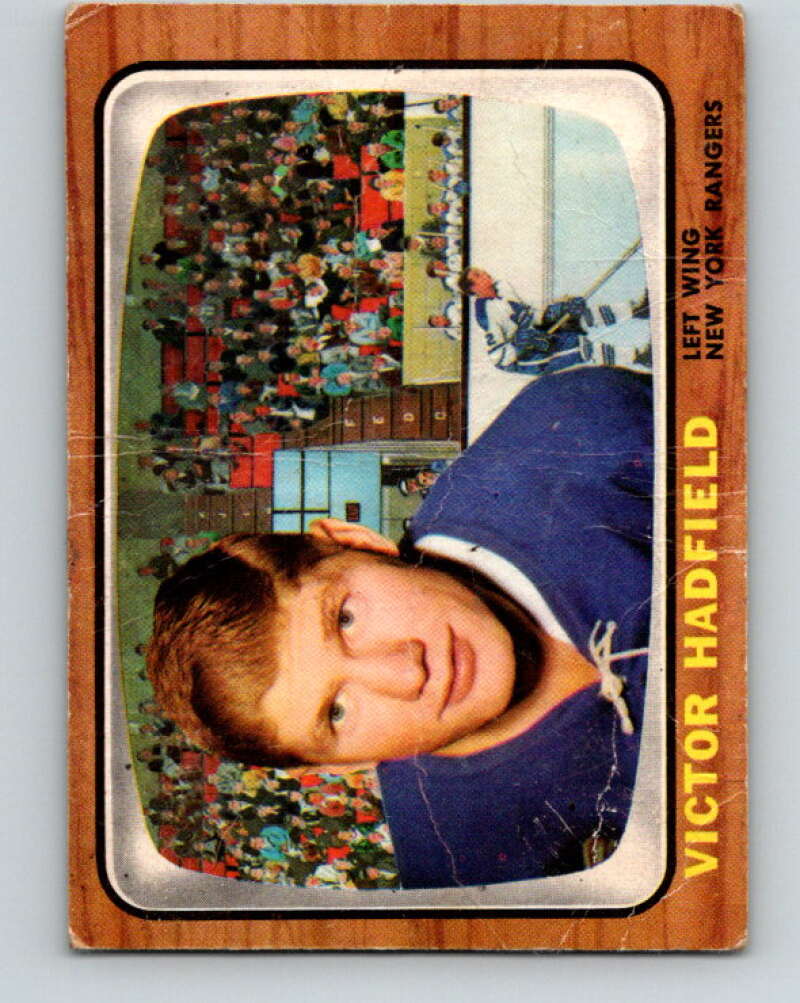 1966-67 Topps #86 Vic Hadfield New York Rangers V706