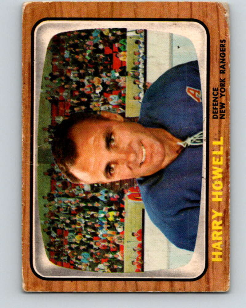 1966-67 Topps #91 Harry Howell New York Rangers V712