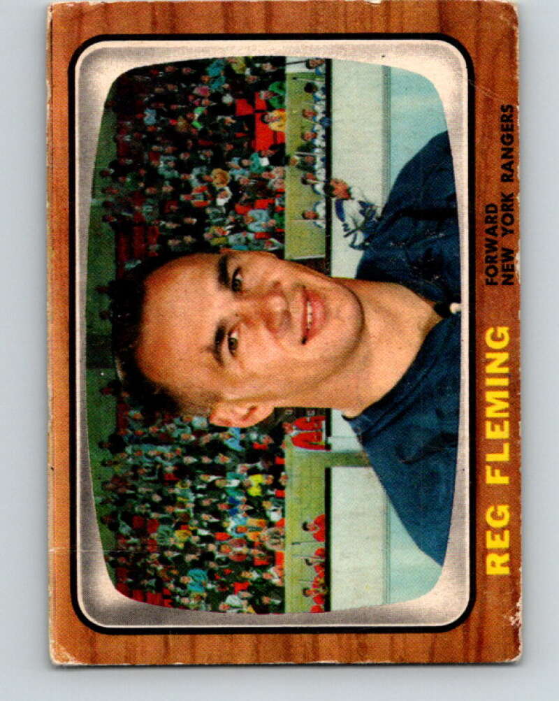1966-67 Topps #93 Reg Fleming New York Rangers V714