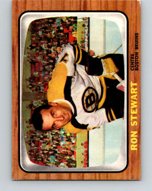 1966-67 Topps #94 Ron Stewart  Boston Bruins  V715