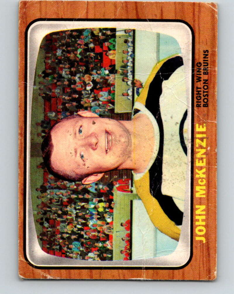 1966-67 Topps #97 John McKenzie Boston Bruins V719