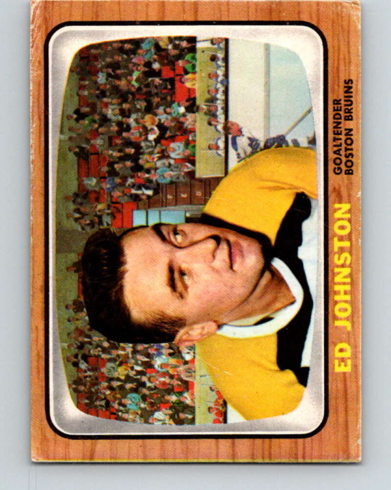 1966-67 Topps #99 Ed Johnston Boston Bruins V721