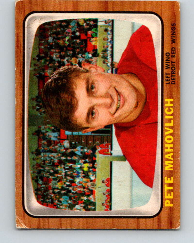 1966-67 Topps #103 Pete Mahovlich RC Rookie Detroit Red Wings V725
