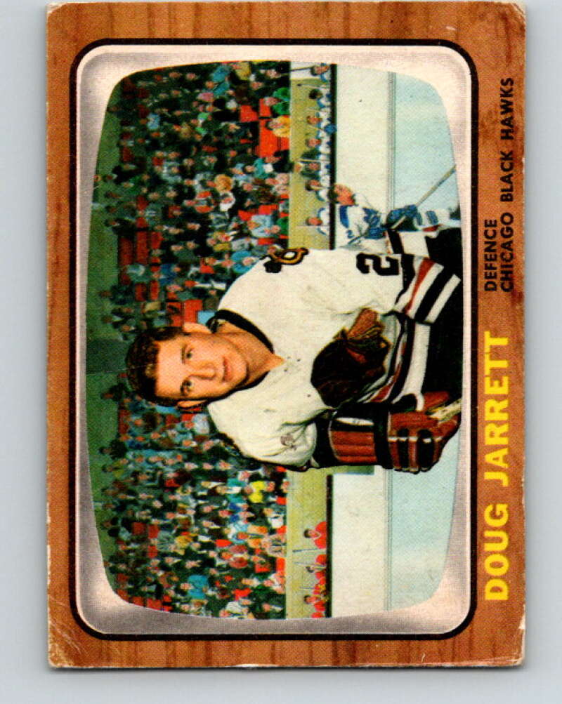 1966-67 Topps #111 Doug Jarrett RC Rookie Chicago Blackhawks V734