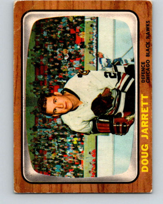 1966-67 Topps #111 Doug Jarrett  RC Rookie Chicago Blackhawks  V735