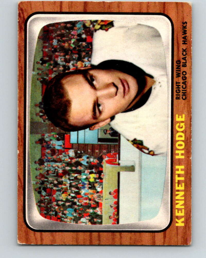 1966-67 Topps #114 Ken Hodge Chicago Blackhawks V737