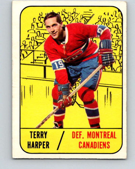 1967-68 Topps #6 Terry Harper  Montreal Canadiens  V756