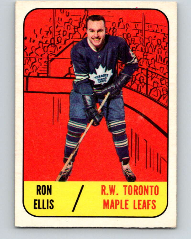 1967-68 Topps #14 Ron Ellis Toronto Maple Leafs V764