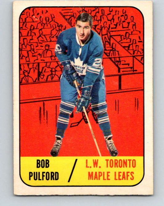 1967-68 Topps #19 Bob Pulford  Toronto Maple Leafs  V769