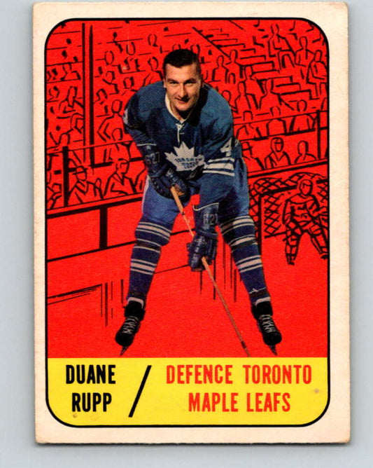 1967-68 Topps #20 Duane Rupp  RC Rookie Toronto Maple Leafs  V770