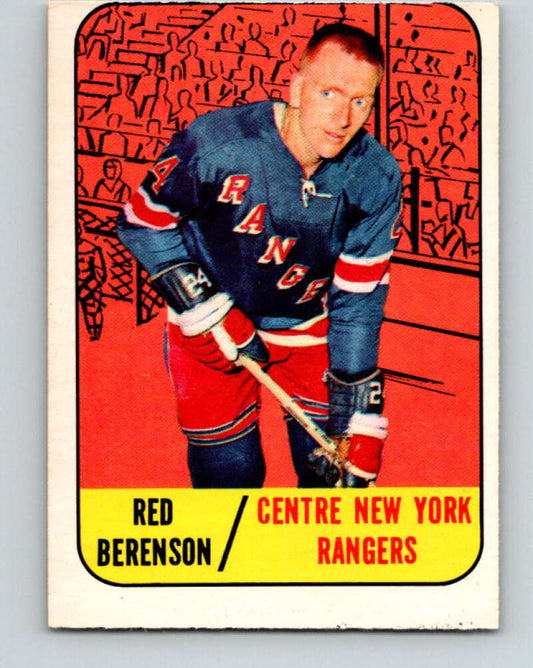 1967-68 Topps #24 Red Berenson  New York Rangers  V775
