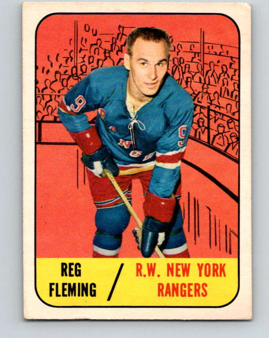 1967-68 Topps #30 Reg Fleming  New York Rangers  V784