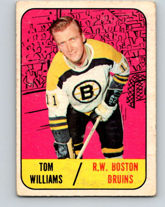 1967-68 Topps #40 Tom Williams  Boston Bruins  V793
