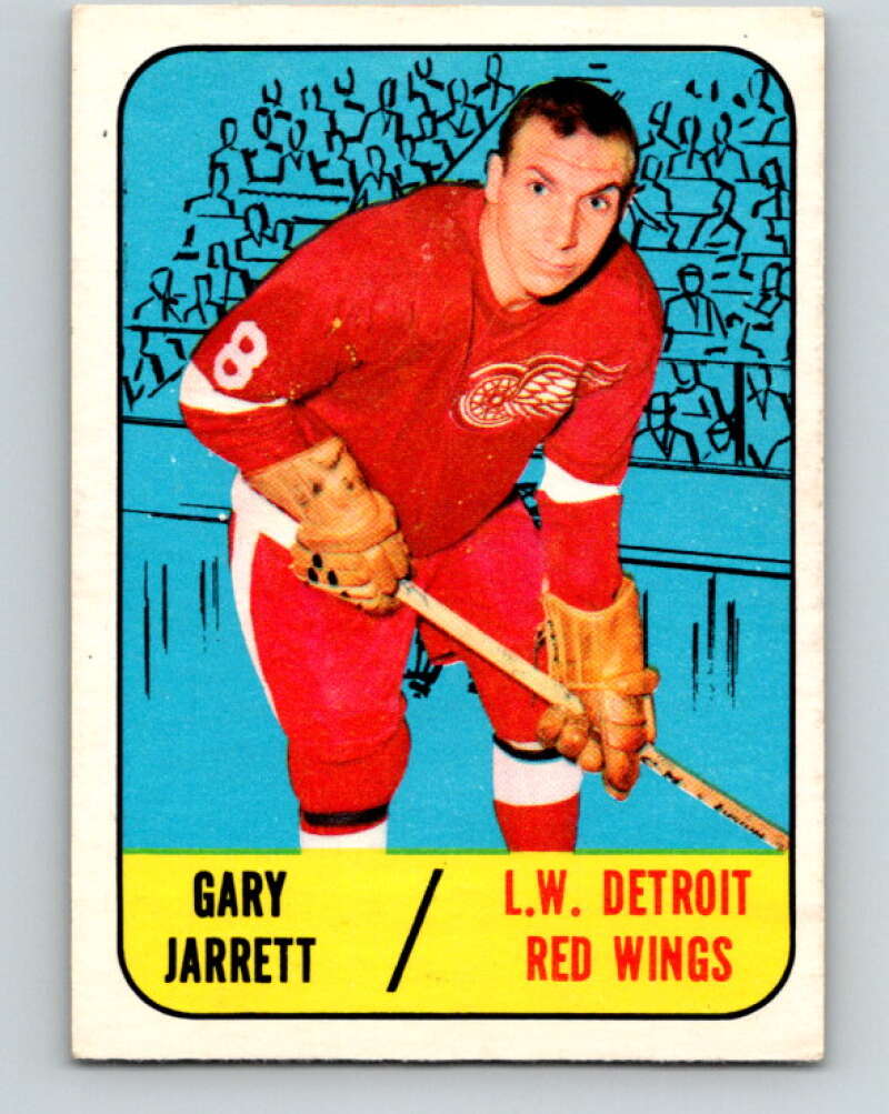 1967-68 Topps #44 Gary Jarrett RC Rookie Detroit Red Wings V797