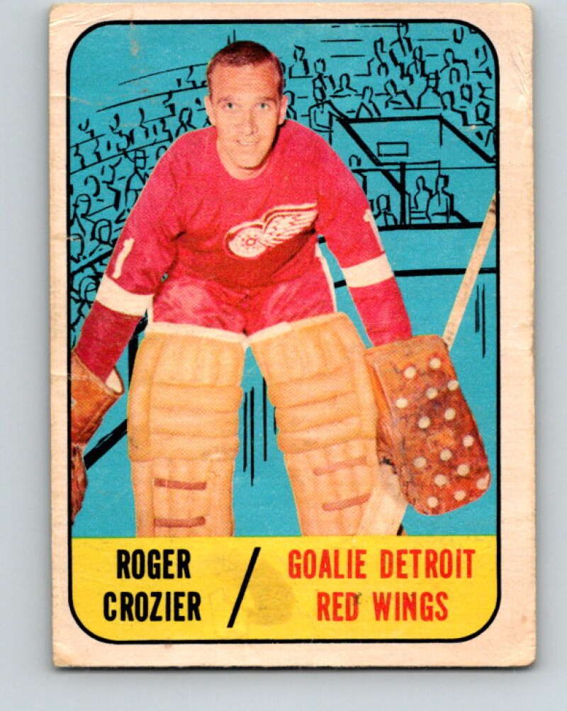 1967-68 Topps #48 Roger Crozier Detroit Red Wings V802