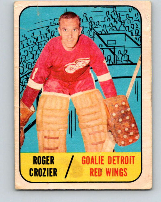 1967-68 Topps #48 Roger Crozier  Detroit Red Wings  V802
