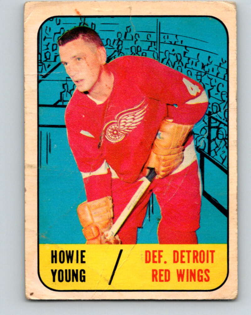 1967-68 Topps #49 Howie Young Detroit Red Wings V804