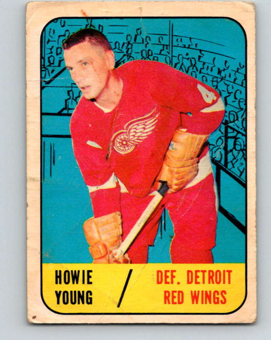 1967-68 Topps #49 Howie Young  Detroit Red Wings  V804