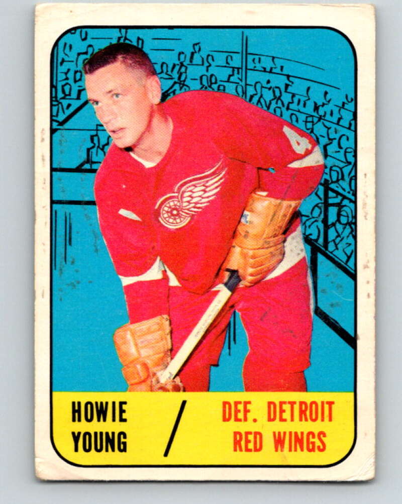 1967-68 Topps #49 Howie Young Detroit Red Wings V805